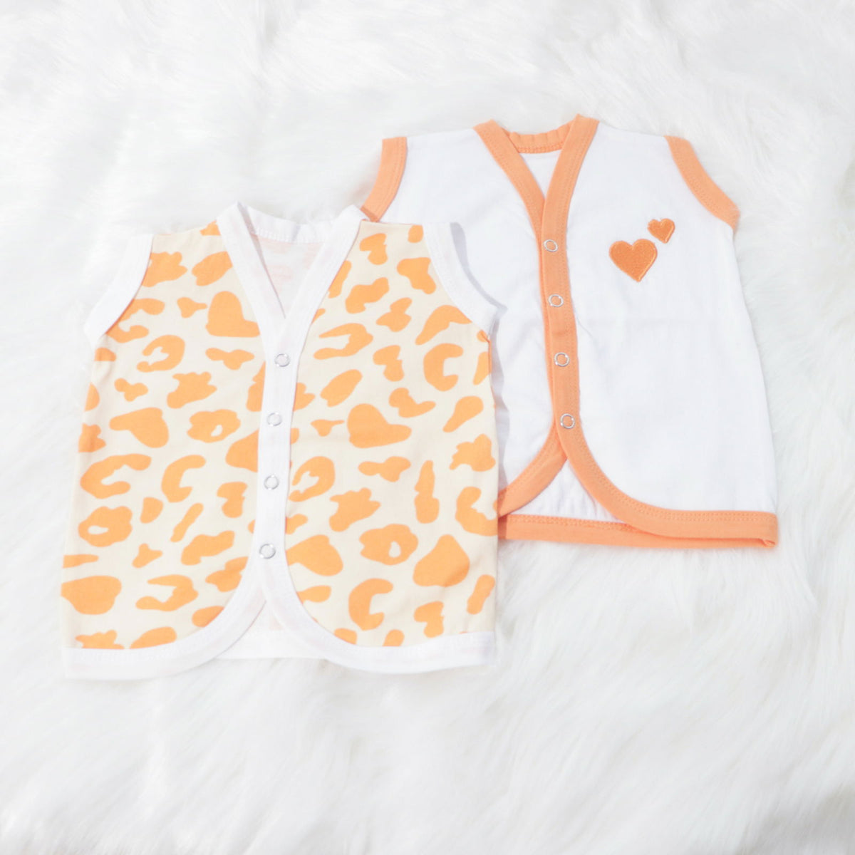 Wild & Free - Doodle Baby Vests (Set of 2) - Tinycubs - 