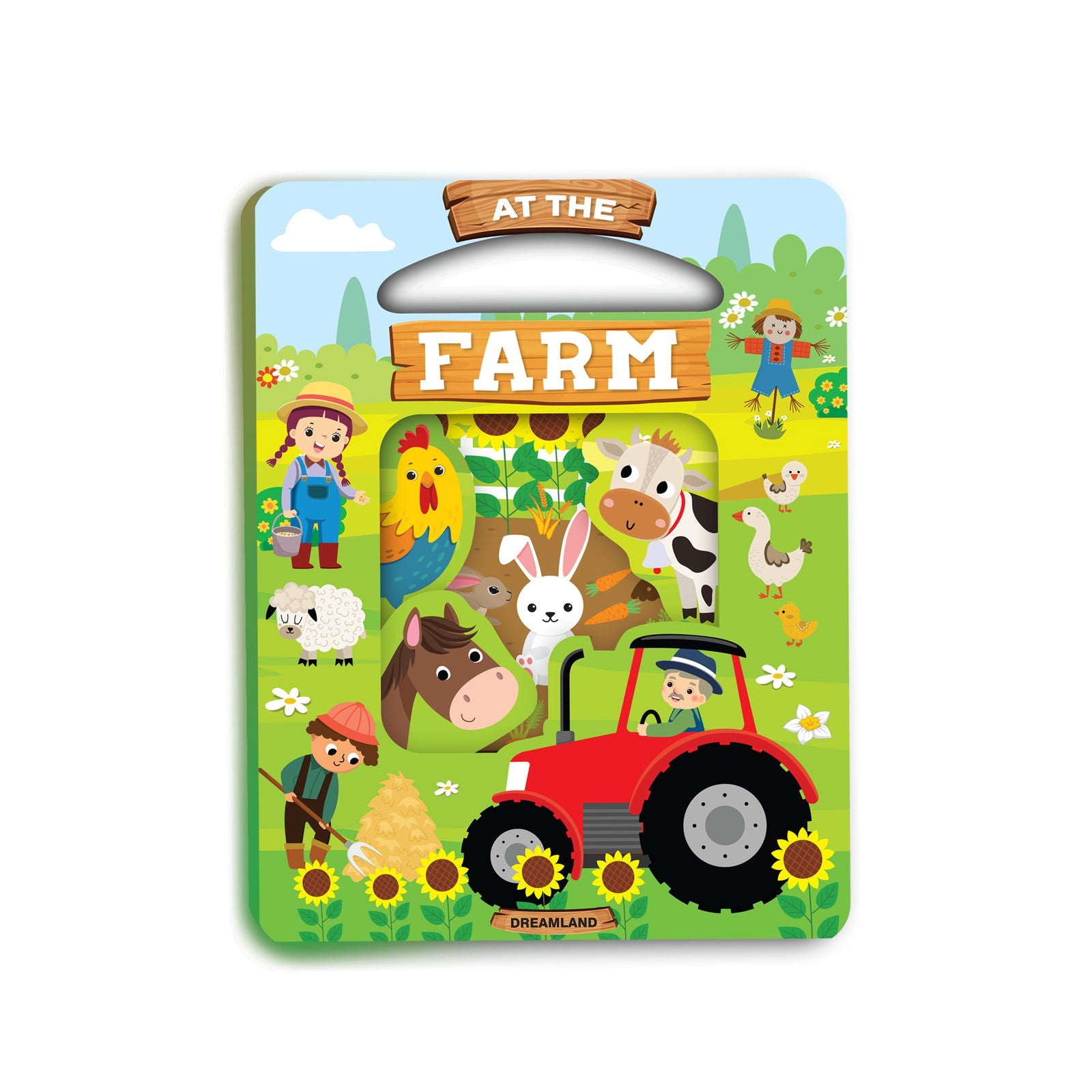 Window Cut Board Book - At the Farm - Tinycubs - 
