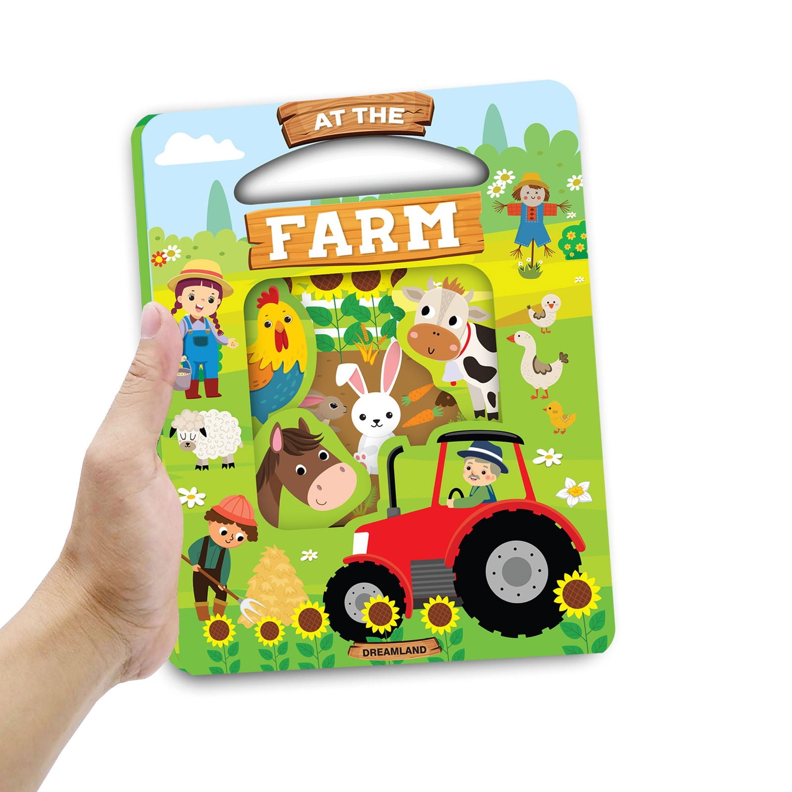 Window Cut Board Book - At the Farm - Tinycubs - 