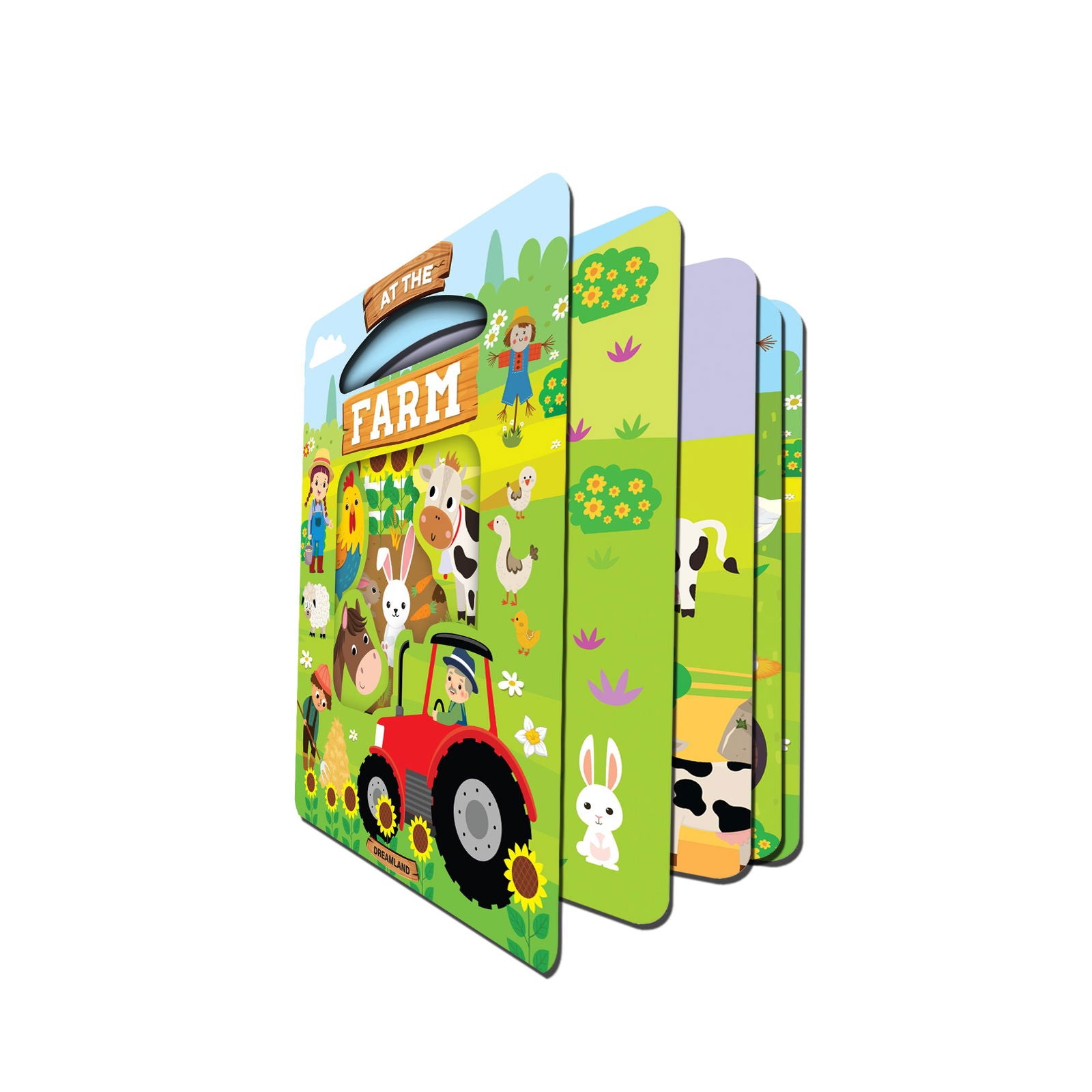 Window Cut Board Book - At the Farm - Tinycubs - 