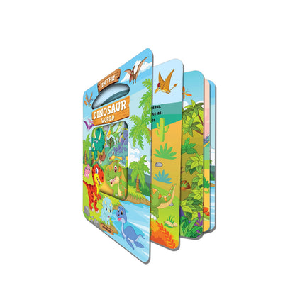 Window Cut Board Book - In the Dinosaurs world - Tinycubs - 