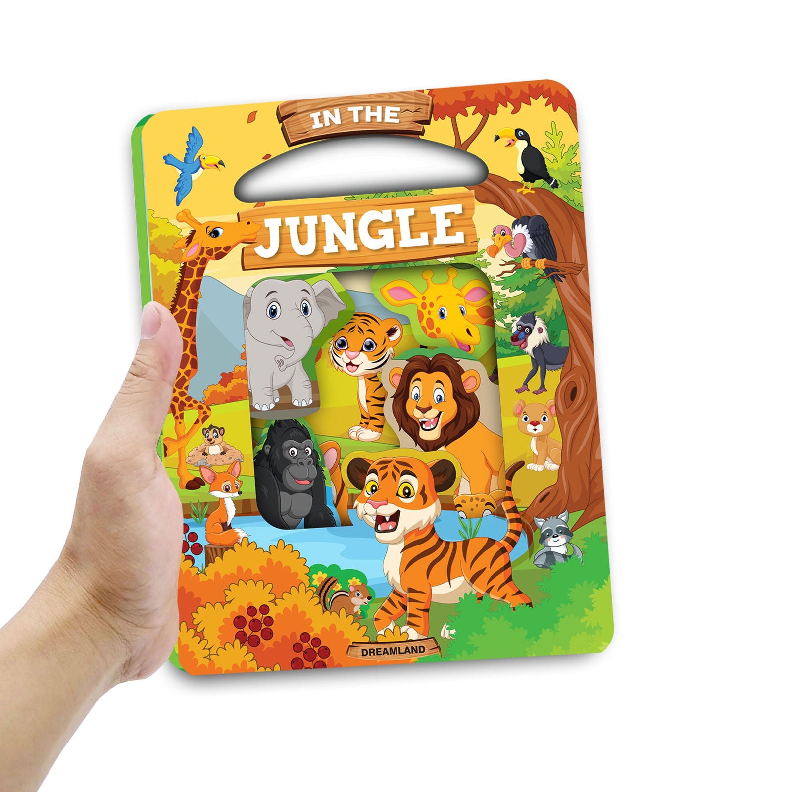 Window Cut Board Book - In the Jungle - Tinycubs - 