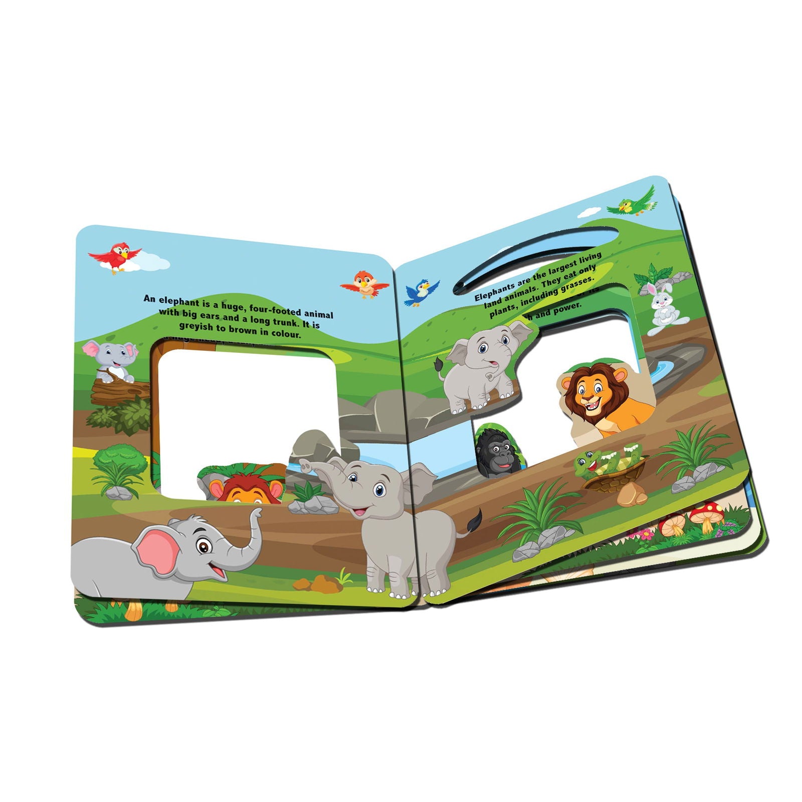Window Cut Board Book - In the Jungle - Tinycubs - 