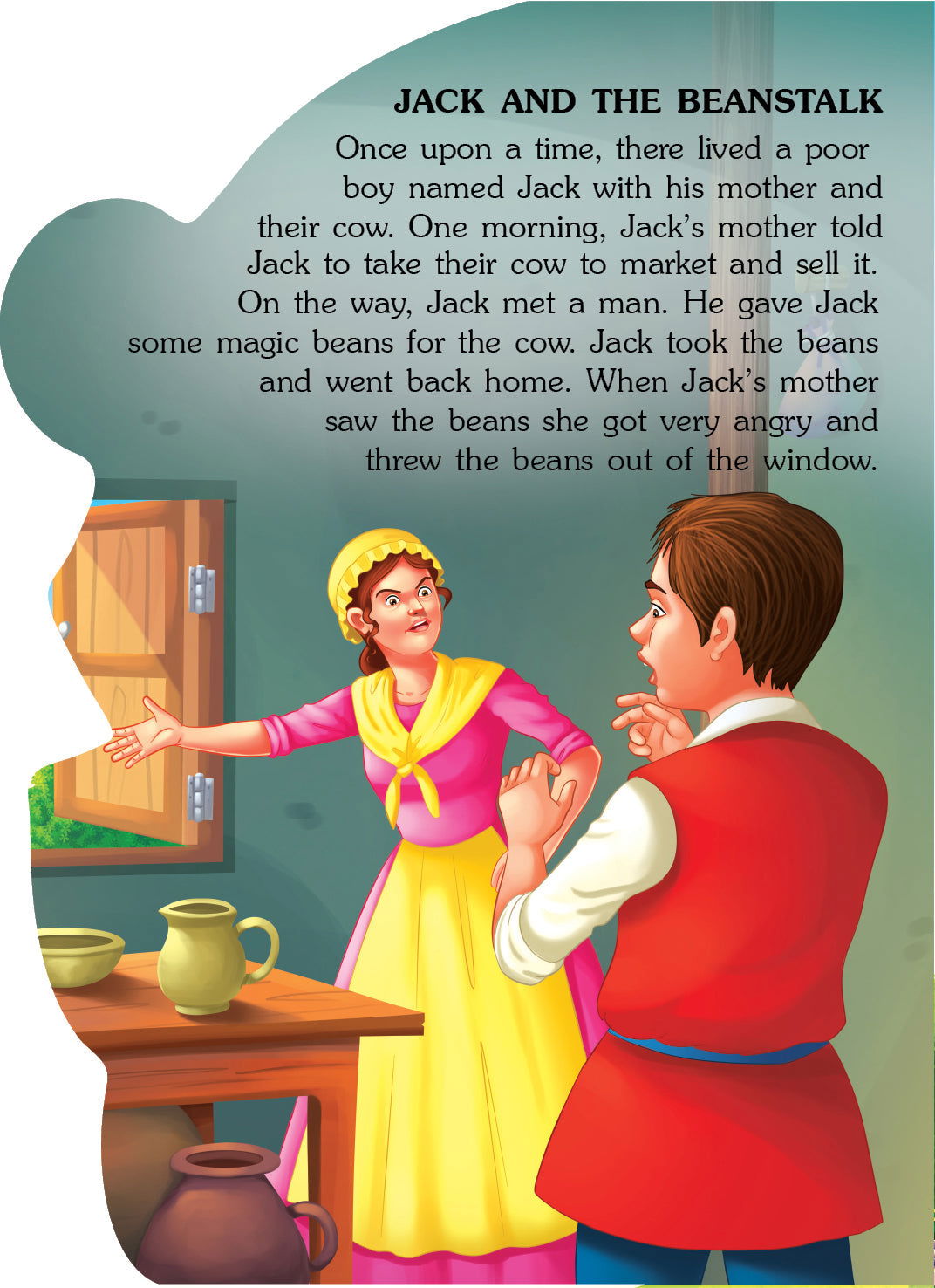 Wonderful Story Board book- Jack & Beanstalk - Tinycubs - 
