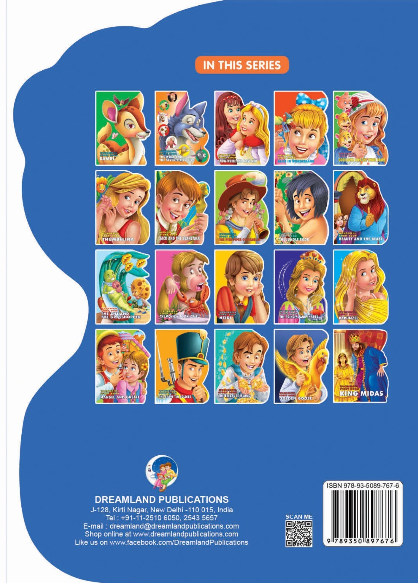 Wonderful Story Board book- Thumbelina - Tinycubs - 