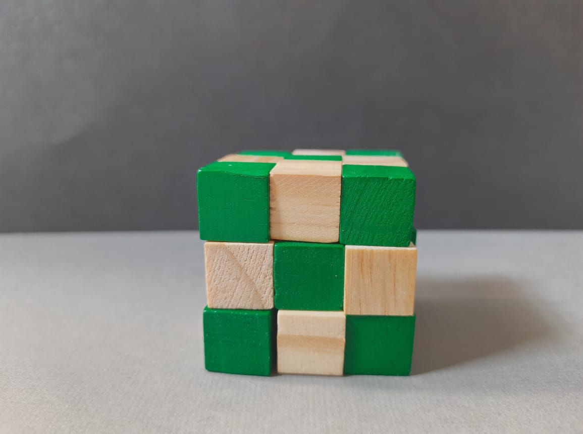 Wooden Cube puzzle - Tinycubs - 