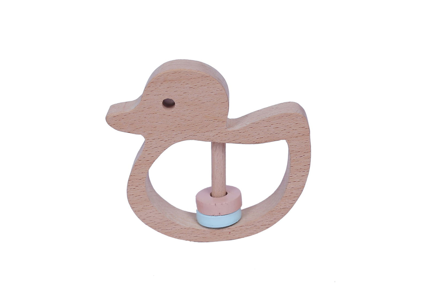 Wooden Duck Shaped Rattle - Tinycubs - 