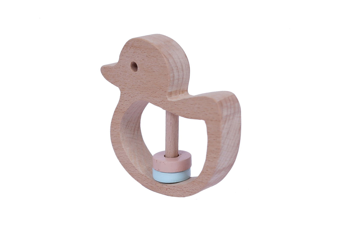 Wooden Duck Shaped Rattle - Tinycubs - 
