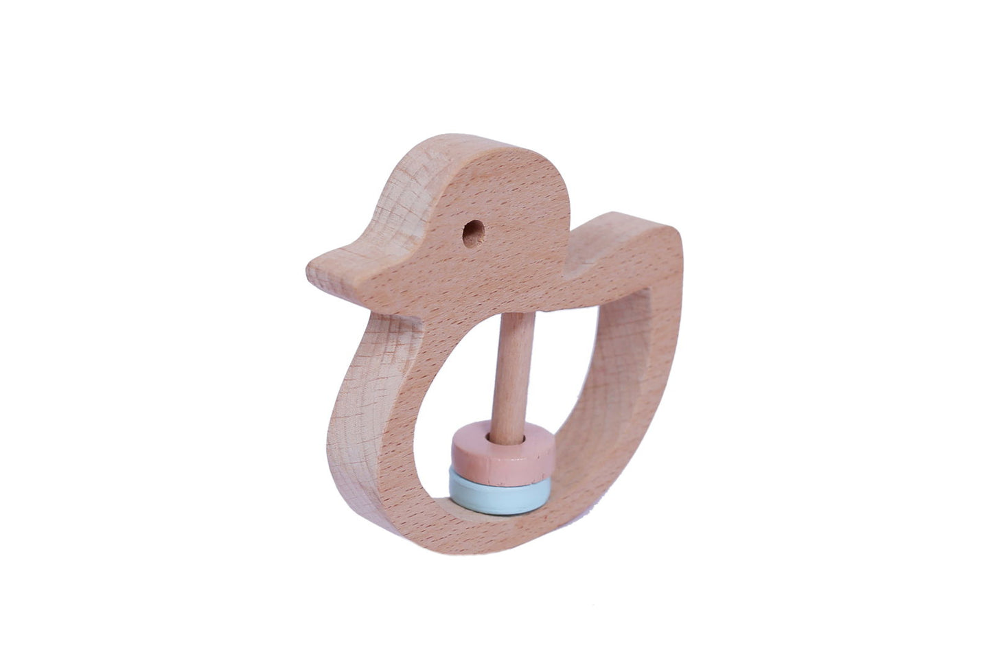 Wooden Duck Shaped Rattle - Tinycubs - 