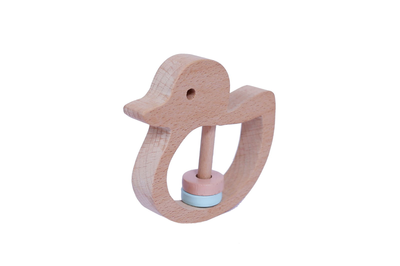 Wooden Duck Shaped Rattle - Tinycubs - 