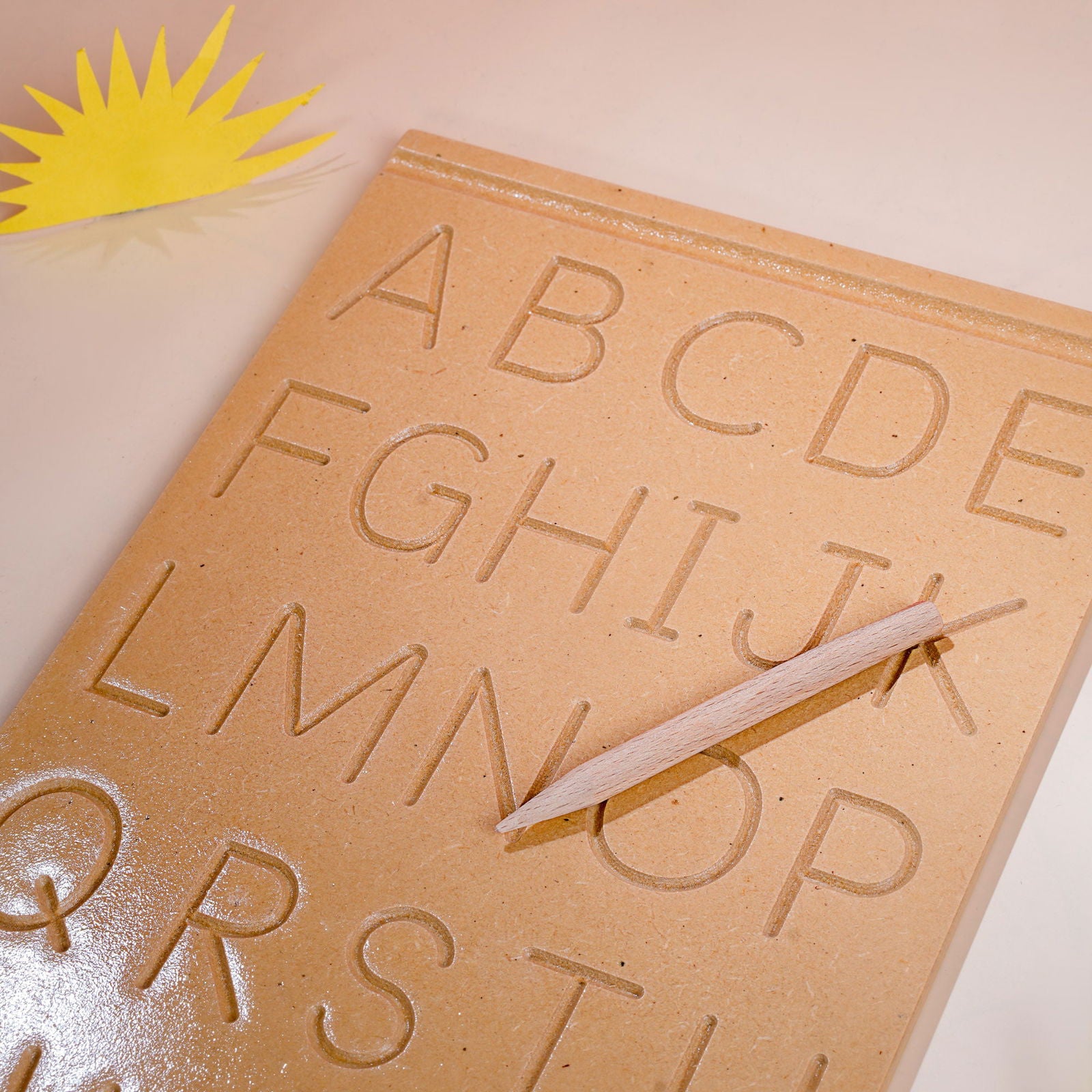 Wooden Picture Educational Board - Capital Alphabet - Tinycubs - 