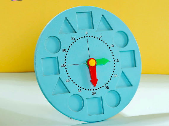 Wooden Picture Educational Board - Clock-Puzzle - Tinycubs - 