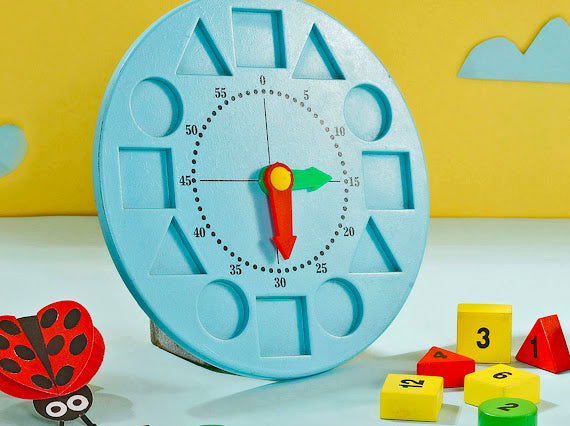 Wooden Picture Educational Board - Clock-Puzzle - Tinycubs - 