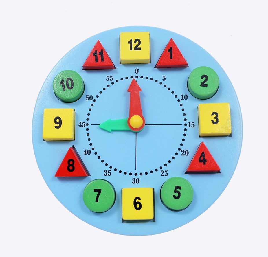 Wooden Picture Educational Board - Clock-Puzzle - Tinycubs - 