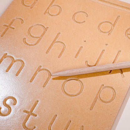 Wooden Picture Educational Board - Lower Alphabet - Tinycubs - 