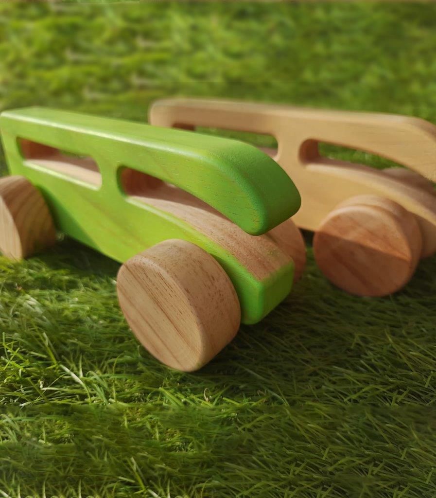 Wooden car - Dinno - Tinycubs - 