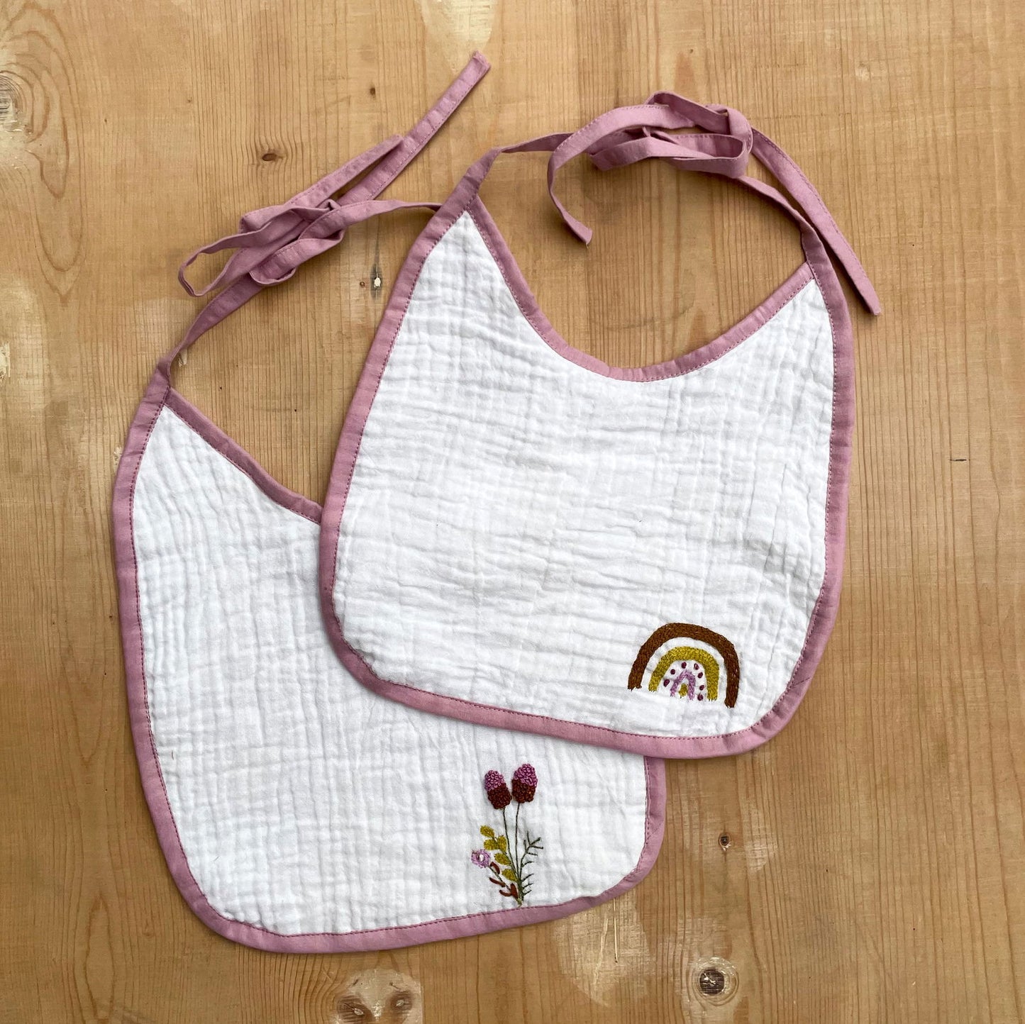 Wrinkled Muslin Bibs - Tinycubs - 