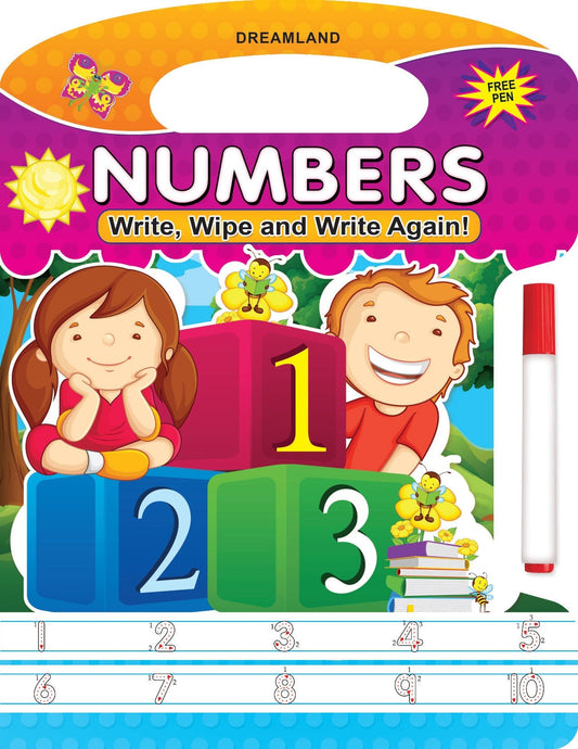 Write and Wipe Book - Numbers - Tinycubs - 
