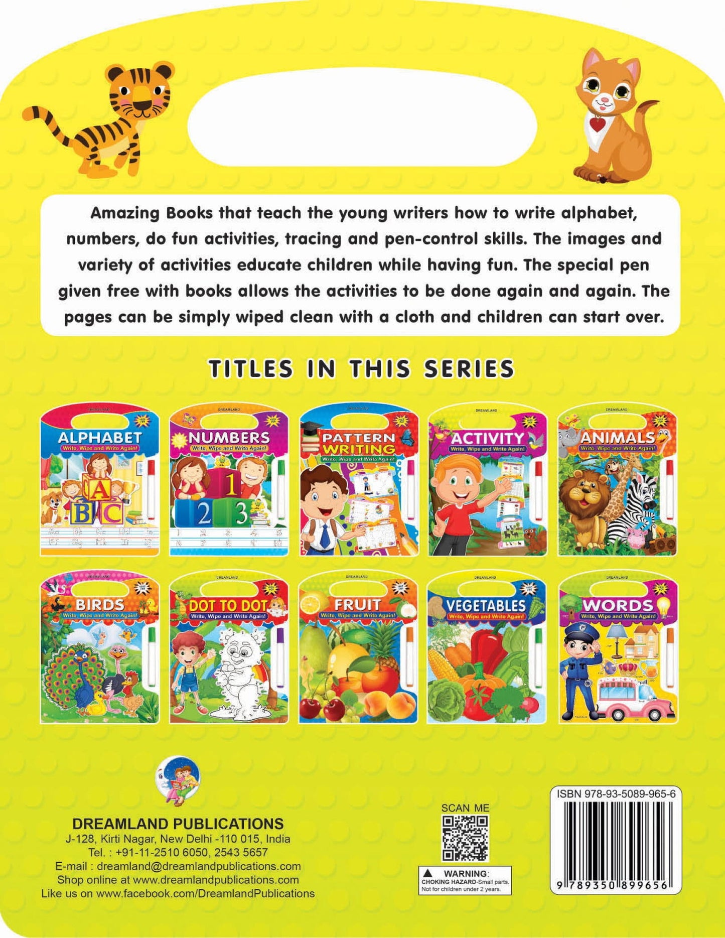 Write and Wipe Book  Activity - Tinycubs - 