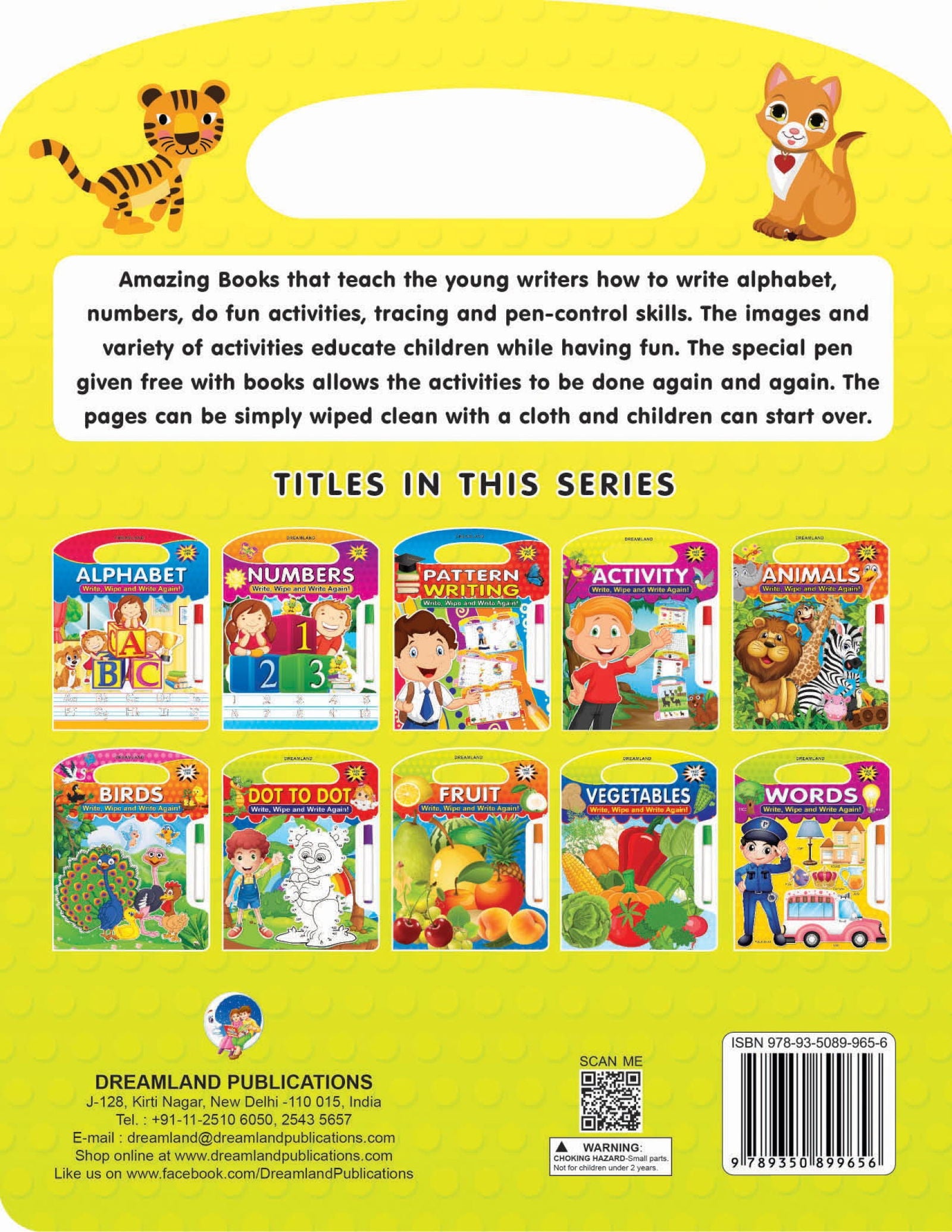 Write and Wipe Book  Activity - Tinycubs - 