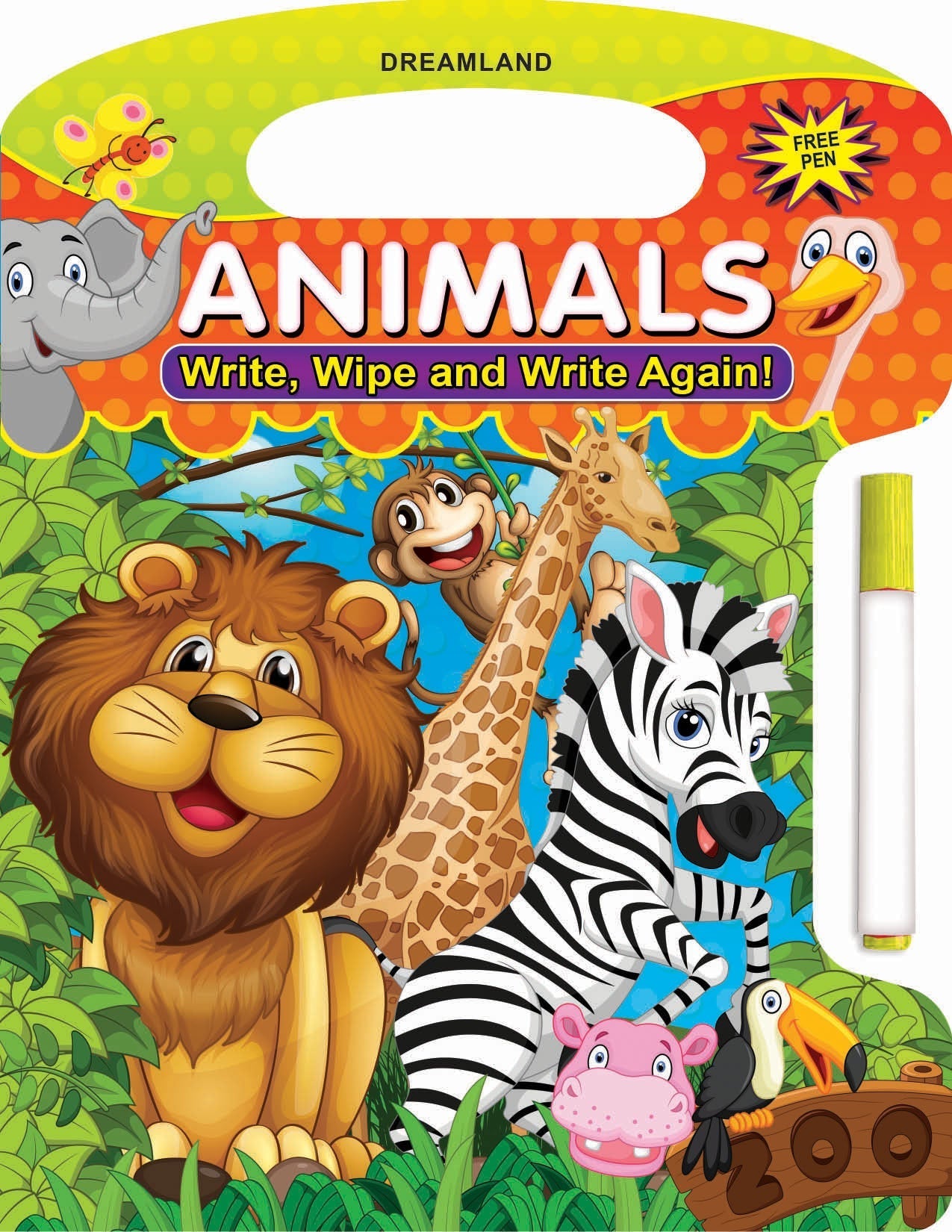 Write and Wipe Book  Animals - Tinycubs - 