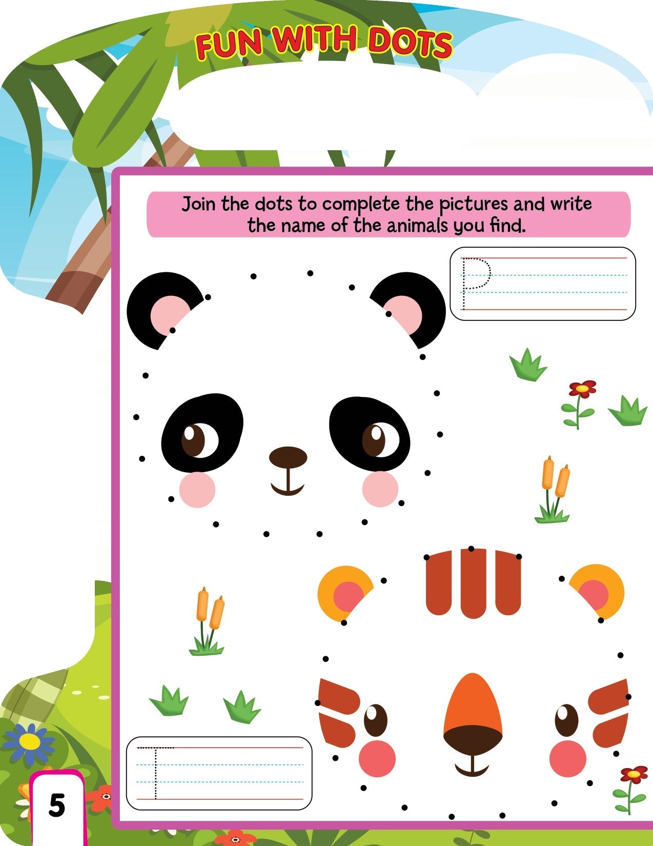 Write and Wipe Book  Animals - Tinycubs - 