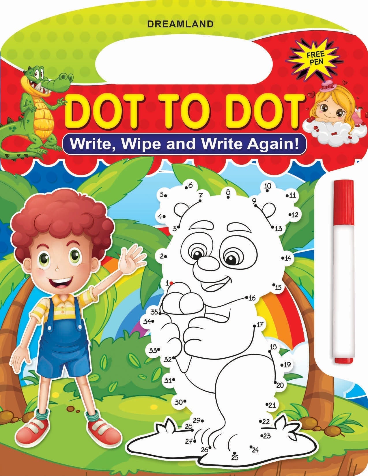 Write and Wipe Book  Dot to Dot - Tinycubs - 