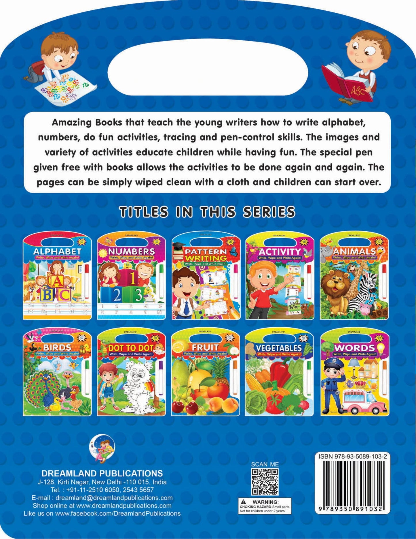 Write and Wipe Book  Dot to Dot - Tinycubs - 