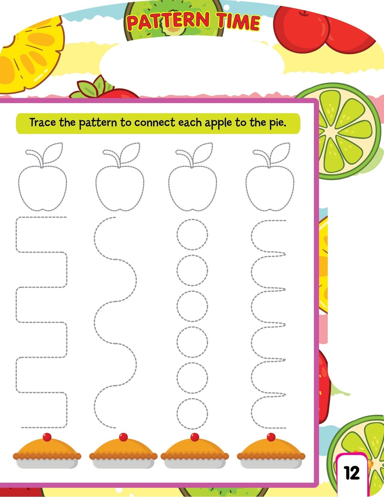 Write and Wipe Book  Fruit - Tinycubs - 