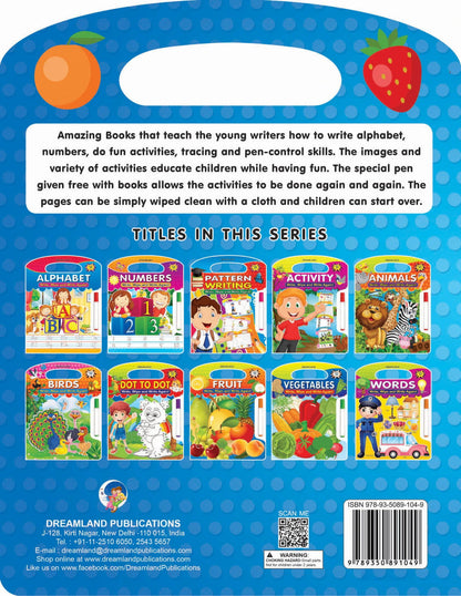 Write and Wipe Book  Fruit - Tinycubs - 