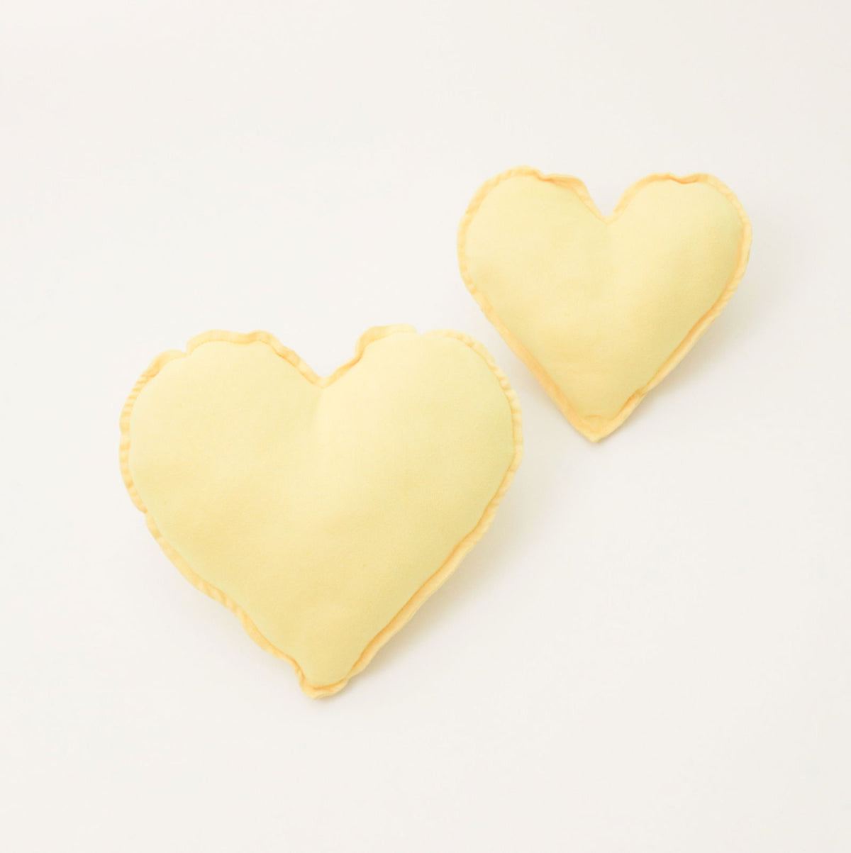 Yellow Hearts - Shape Cushion (Set of 2) - Tinycubs - 